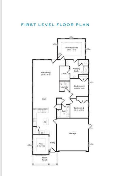 2D floor plan layout of this home in , Summerville, SC (Image 3).