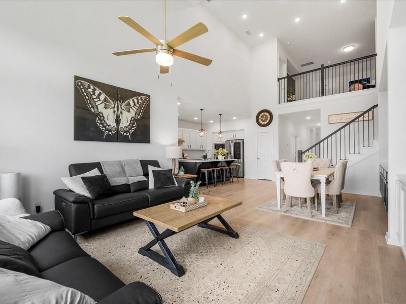 Furnished interior view inside a new home in Emory Glen, Magnolia (Image 28).