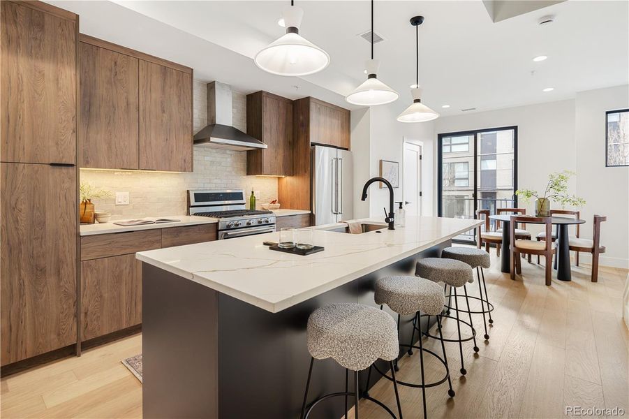 Furnished interior view inside a new home in , Denver (Image 7).