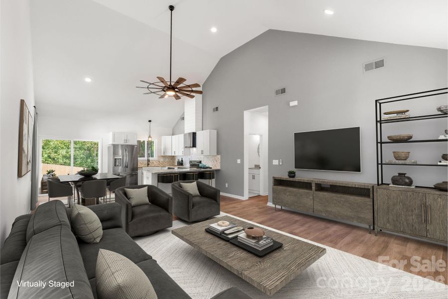 Furnished interior view inside a new home in , Cherryville (Image 6).