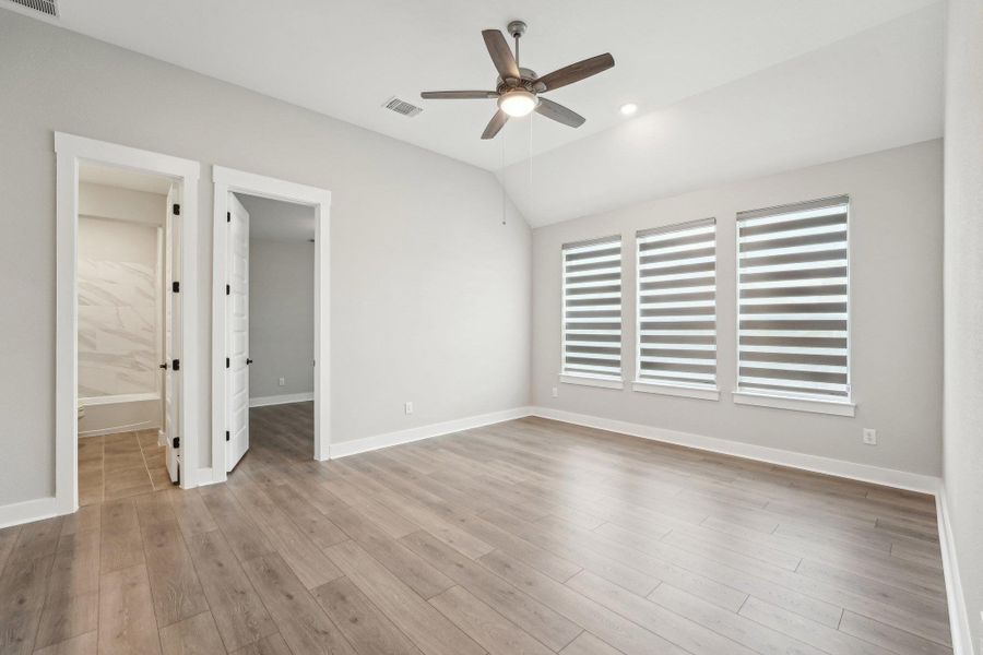 secondary living space tucked to the side of home in between two bedrooms secondary living space tucked to the side of home in between two bedrooms