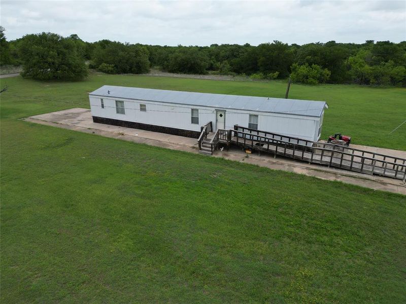Exterior details and patio area of a home in , Eastland (Image 3).