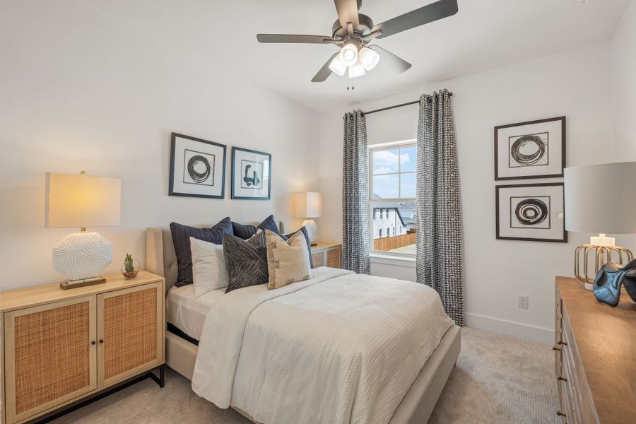 Representative furnished interior of a home built from the Yale by Beazer Homes in Waterbend, Euless (Image 12).