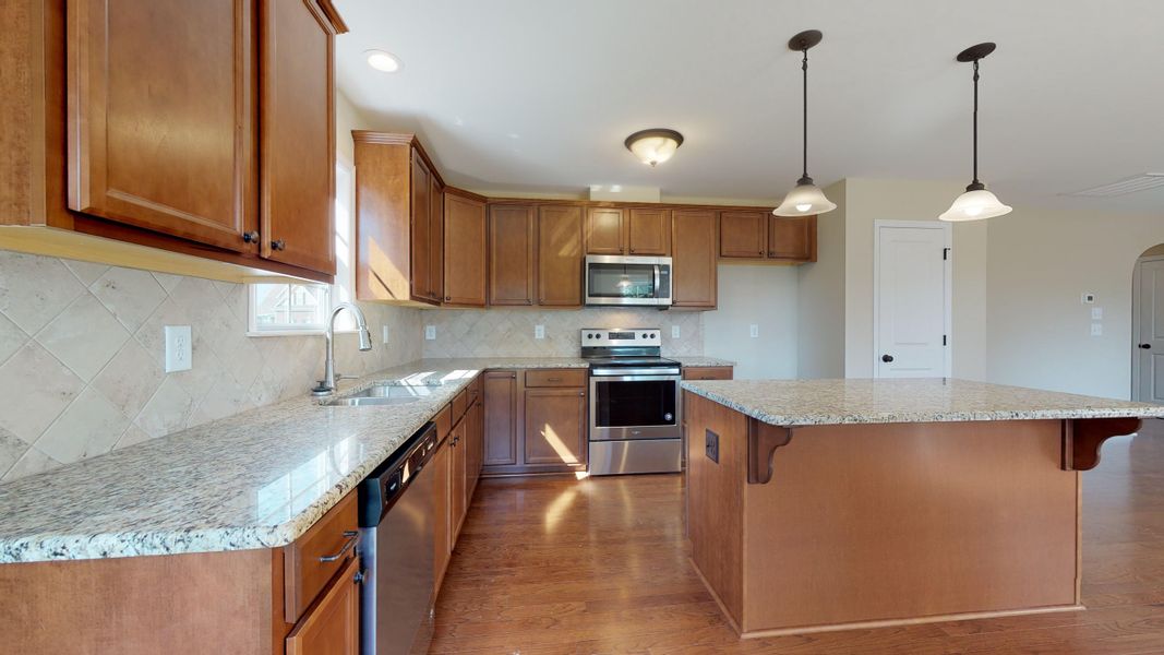 Representative furnished interior of a home built from the Rockbridge by Bill Clark Homes in Davenport Farms, Winterville (Image 11).