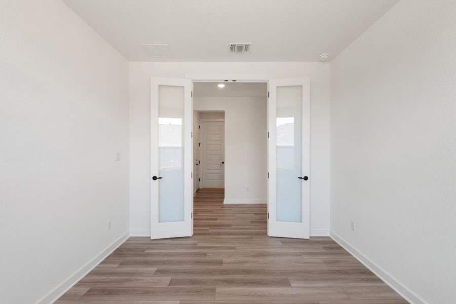 Spacious, unfurnished interior of a new home in Park Collection at Lariat, Liberty Hill (Image 41). Spacious, unfurnished interior of a new home in Park Collection at Lariat, Liberty Hill (Image 41).