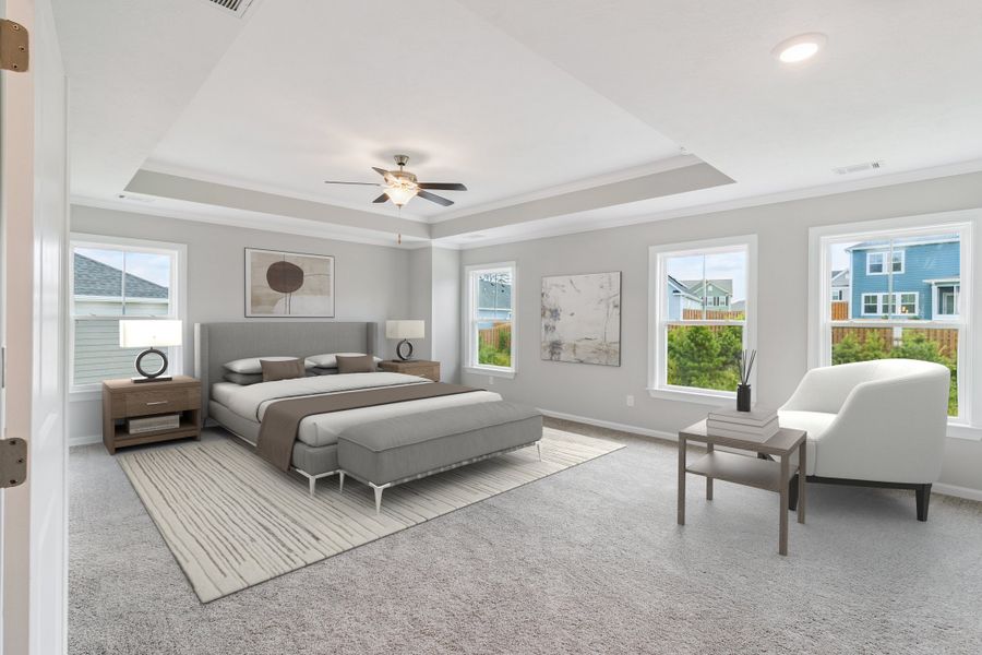 Furnished interior view inside a new home in Crawford Creek, Grovetown (Image 5).