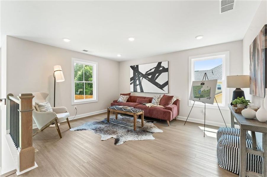 Furnished interior view inside a new home in Oak Valley Estates, Marietta (Image 15).