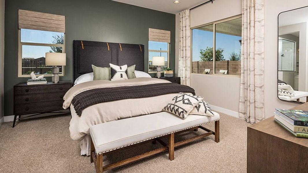 Representative furnished interior of a home built from the Albany by Taylor Morrison in Combs Ranch, Queen Creek (Image 9). Representative furnished interior of a home built from the Albany by Taylor Morrison in Combs Ranch, Queen Creek (Image 9).