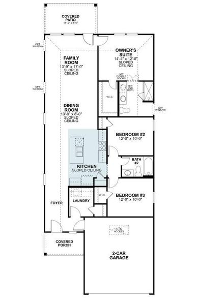 2D floor plan layout of this home in Indian Springs, Crosby, TX (Image 3).