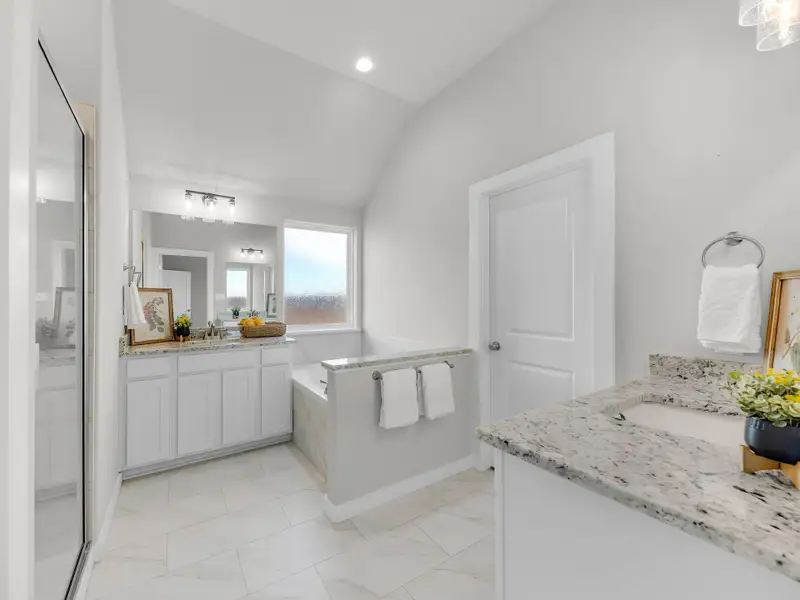 Representative furnished interior of a home built from the The Poppy by Avonley Homes in Rudder Pointe, Bryan (Image 8).