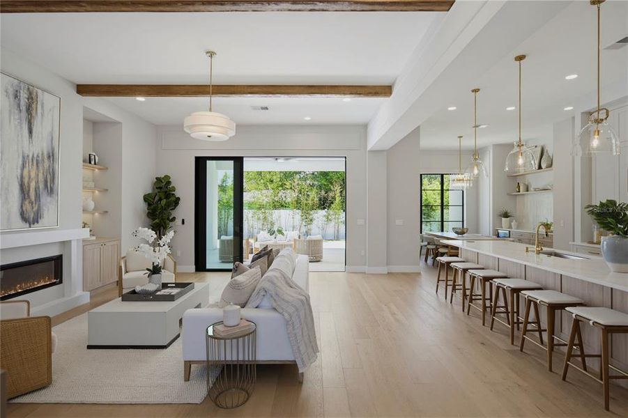Furnished interior view inside a new home in , Winter Park (Image 5).
