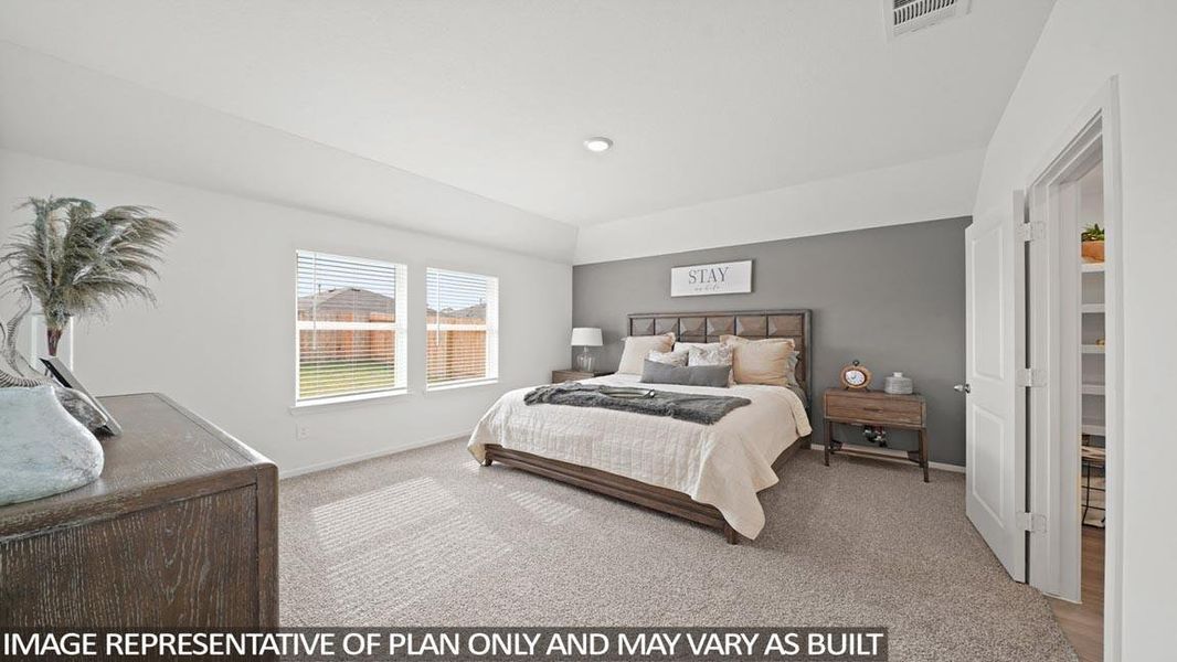 Furnished interior view inside a new home in Granger Pines, Conroe (Image 11).