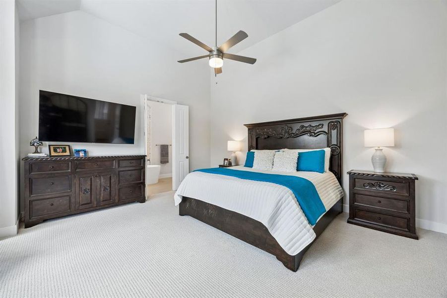 Furnished interior view inside a new home in Sandbrock Ranch, Aubrey (Image 25).