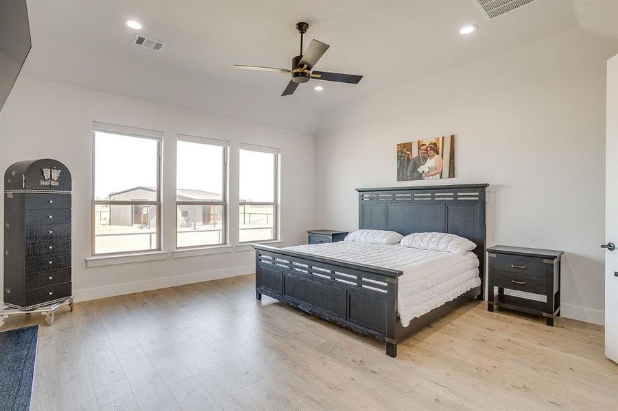 Furnished interior view inside a new home in Santana Ridge - Brock ISD, Weatherford (Image 18).