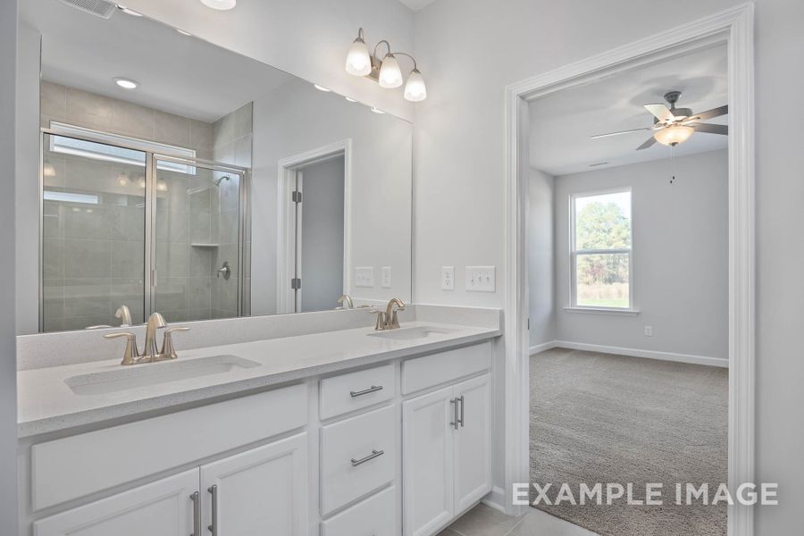 Representative furnished interior of a home built from the The Ash by Davidson Homes LLC in Retreat at North Main, Lillington (Image 32).