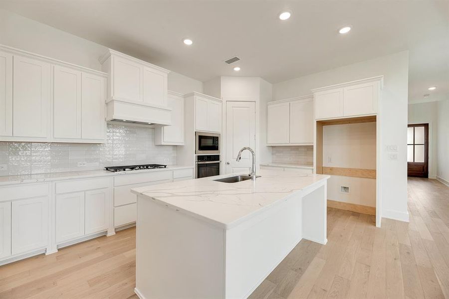 Furnished interior view inside a new home in Cottages of Celina, Celina (Image 7).