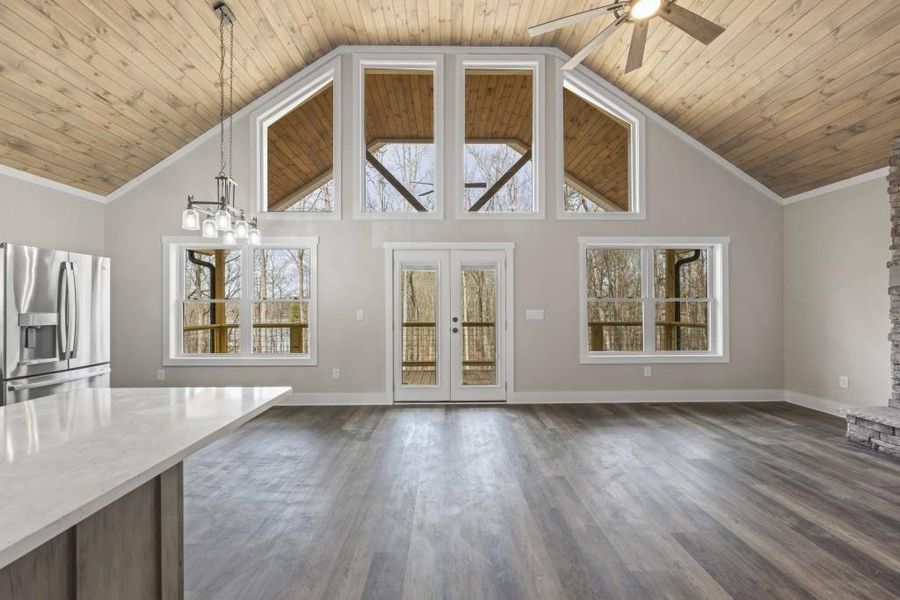 Spacious, unfurnished interior of a new home in , Lavonia (Image 28).