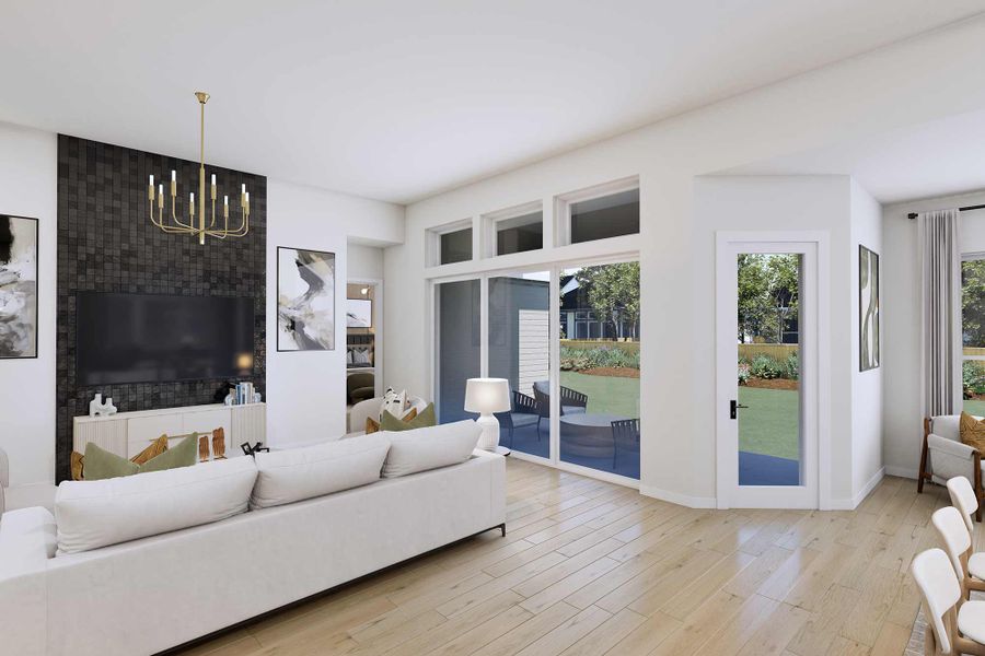 The Flower Mound - Optional Sliding Glass Door