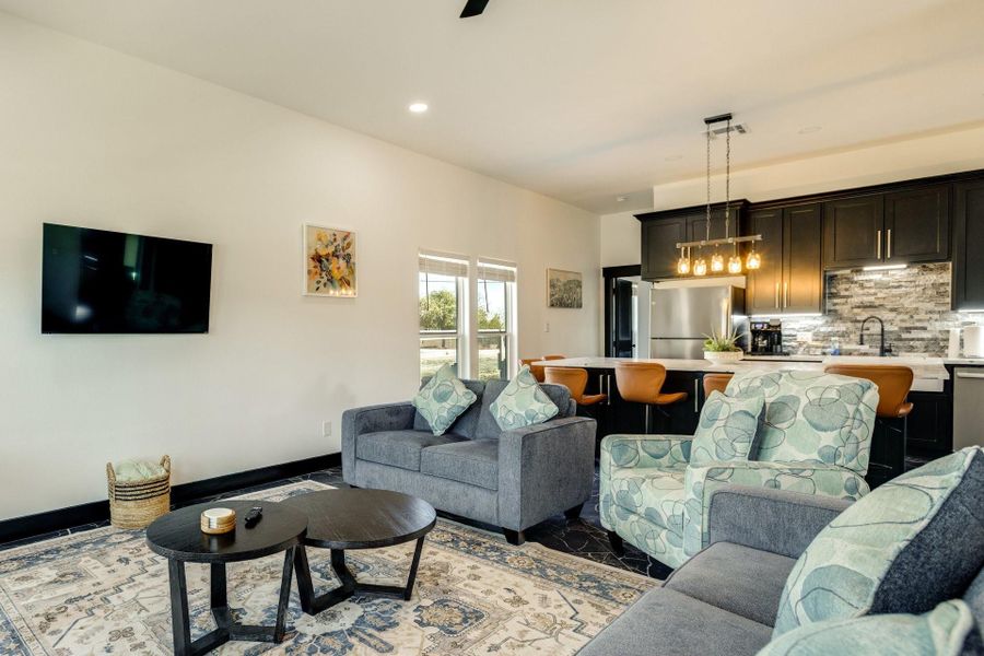 Furnished interior view inside a new home in , Somerville (Image 13).