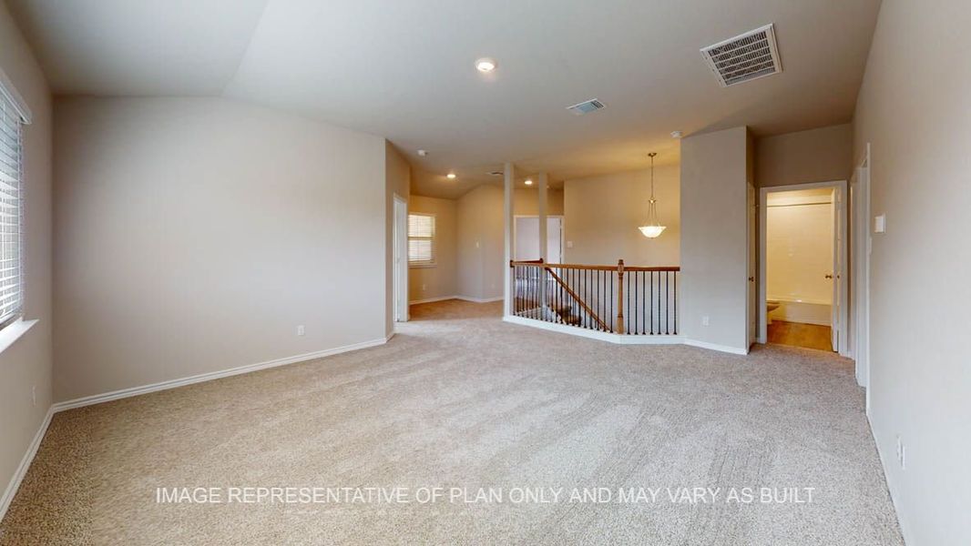 Spacious, unfurnished interior of a new home in Three Creeks - Colt Creek, Belton (Image 30). Spacious, unfurnished interior of a new home in Three Creeks - Colt Creek, Belton (Image 30).