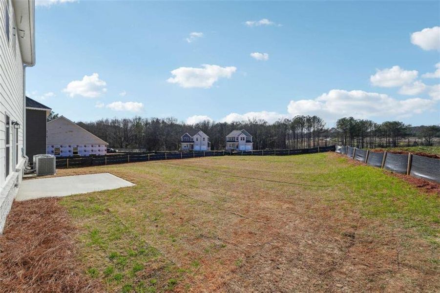 Exterior details and patio area of a home in Conner Springs, Social Circle (Image 2).