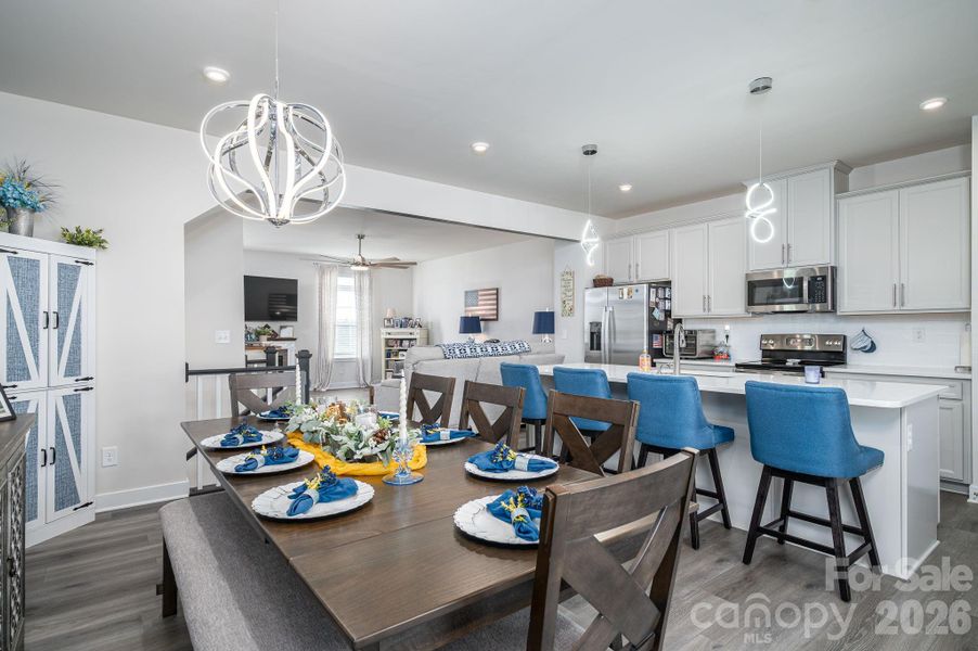 Furnished interior view inside a new home in , Gastonia (Image 8).
