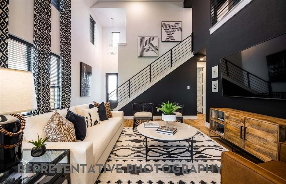 Furnished interior view inside a new home in Goodland, Midlothian (Image 10).