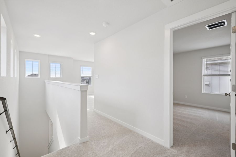 A room with white walls.