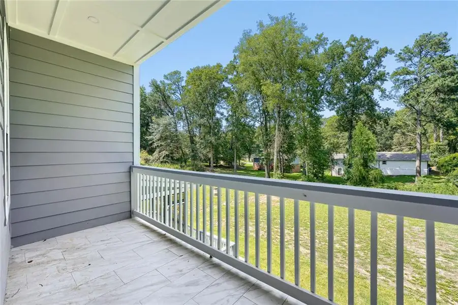 Exterior details and patio area of a home in , Atlanta (Image 18).