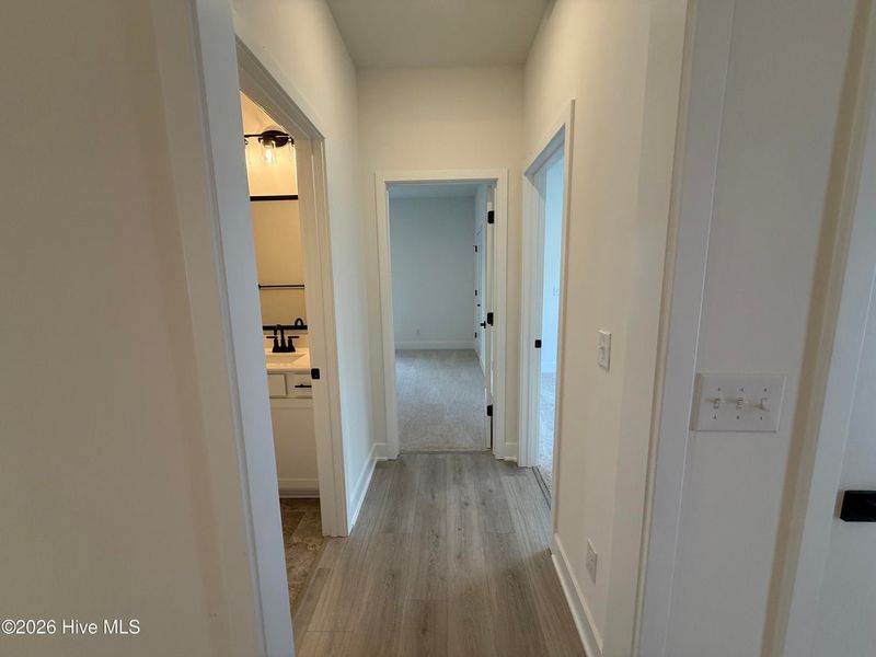 Spacious, unfurnished interior of a new home in Wood Creek Landing, Leland (Image 24). Spacious, unfurnished interior of a new home in Wood Creek Landing, Leland (Image 24).