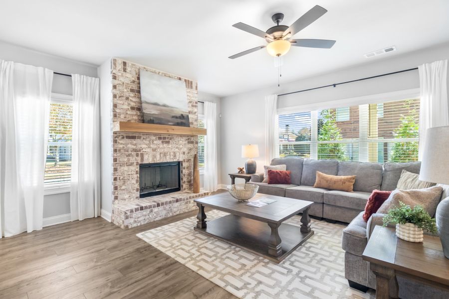 Furnished interior view inside a new home in Ridge Pointe, Athens (Image 17).