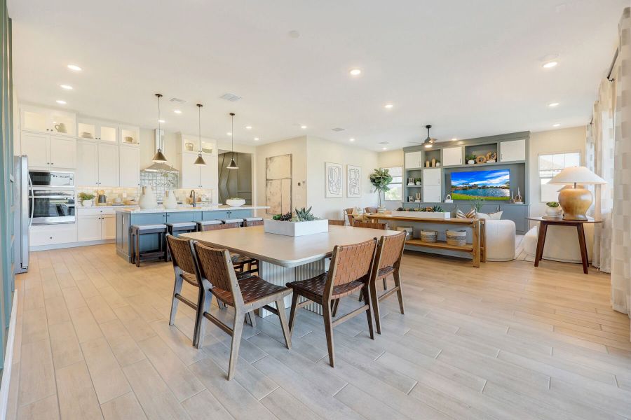 Representative furnished interior of a home built from the Garnet by Mattamy Homes in Las Ventanas, Goodyear (Image 28).