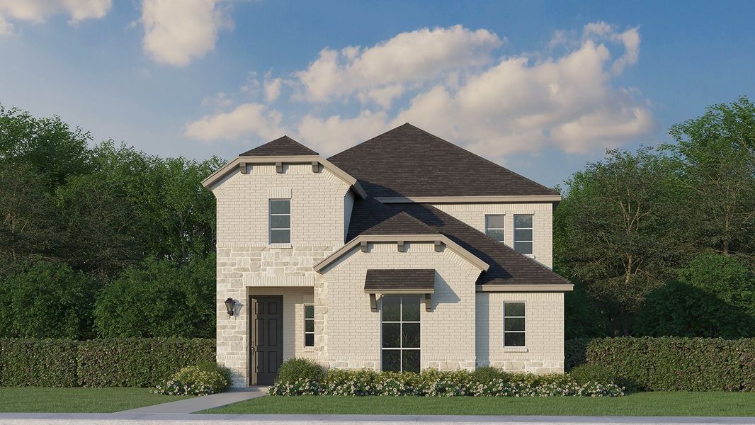 Plan 1460 Elevation B Plan 1460 Elevation B