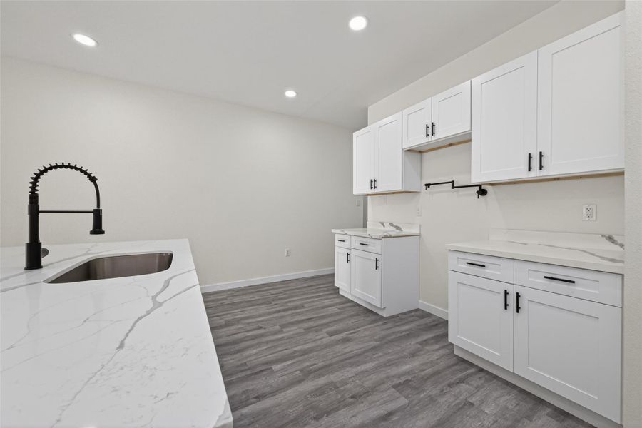 Furnished interior view inside a new home in , Cleveland (Image 7).