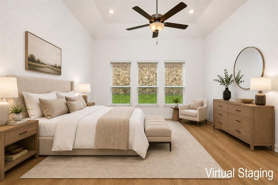 Furnished interior view inside a new home in , Haslet (Image 11).