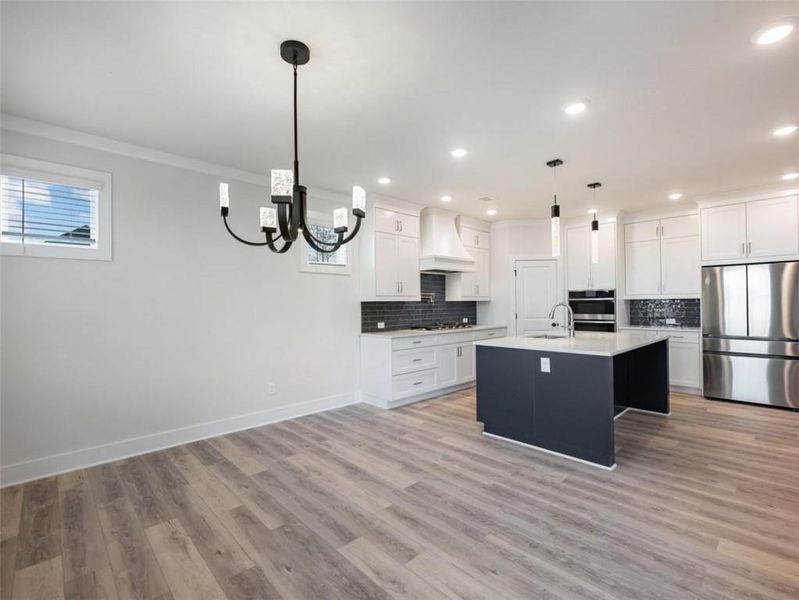 Furnished interior view inside a new home in , Buford (Image 9).