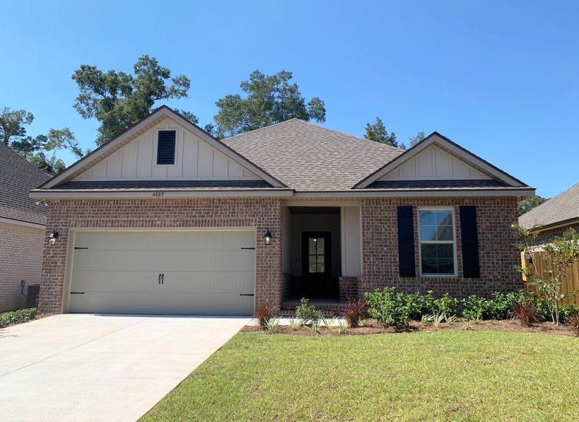 Front exterior of a home in the Sentinel Ridge community, located in Pace, FL (Image 12). Front exterior of a home in the Sentinel Ridge community, located in Pace, FL (Image 12).