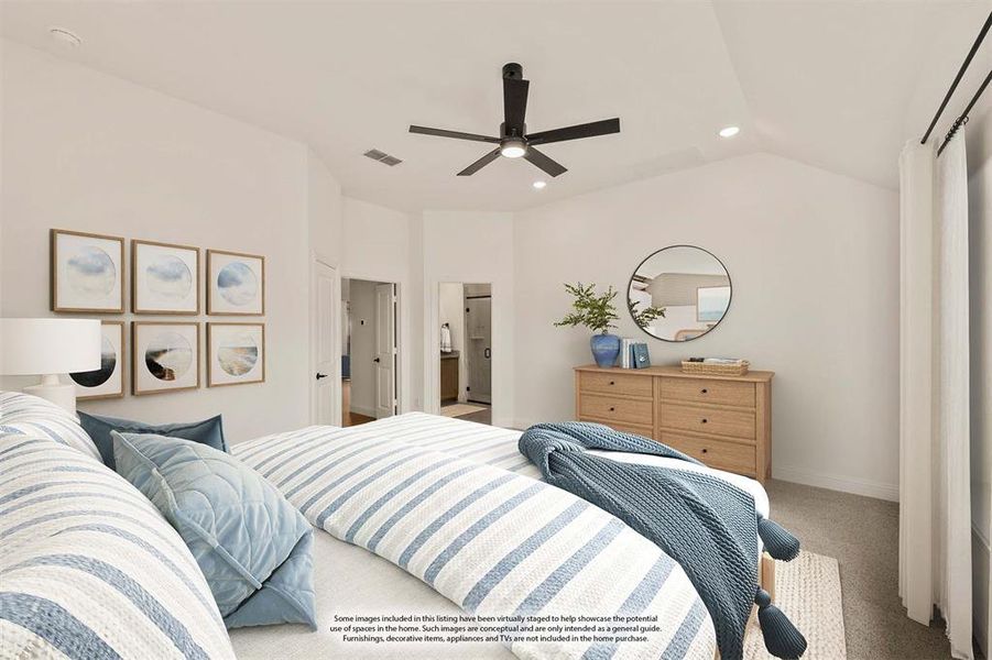 Furnished interior view inside a new home in Stone River Glen 50s, Royse City (Image 18). Furnished interior view inside a new home in Stone River Glen 50s, Royse City (Image 18).