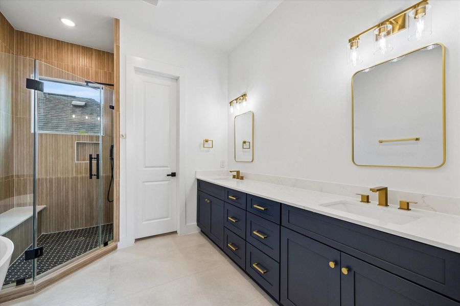 Furnished interior view inside a new home in , Houston (Image 6).