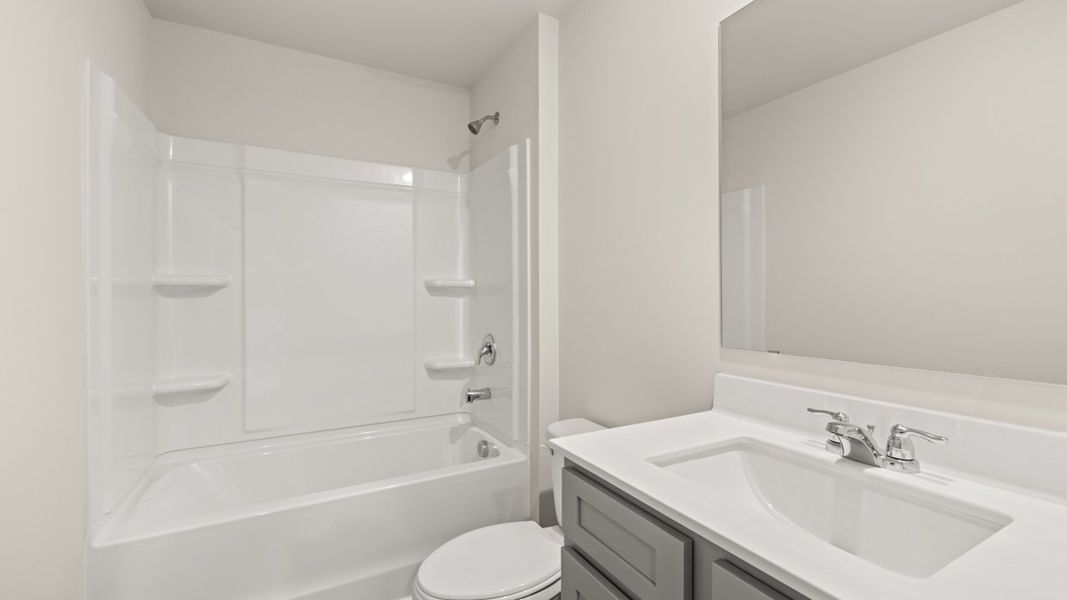 Representative furnished interior of a home built from the Plan by D.R. Horton in WillowBrook, Winder (Image 8).