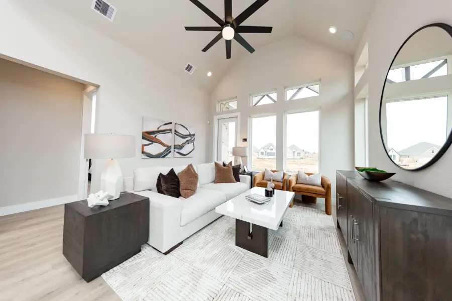 Furnished interior view inside a new home in Jordan Ranch, Katy (Image 4).