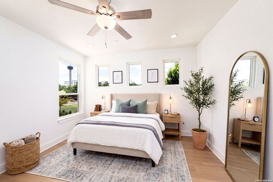 Furnished interior view inside a new home in Victoria Commons, San Antonio (Image 15).