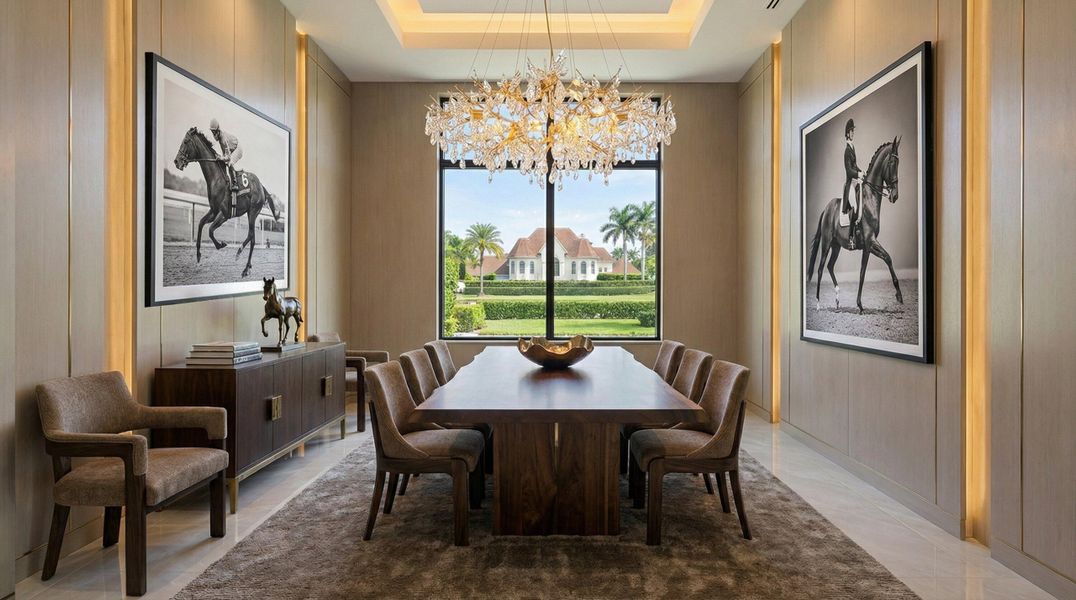 Formal dining area