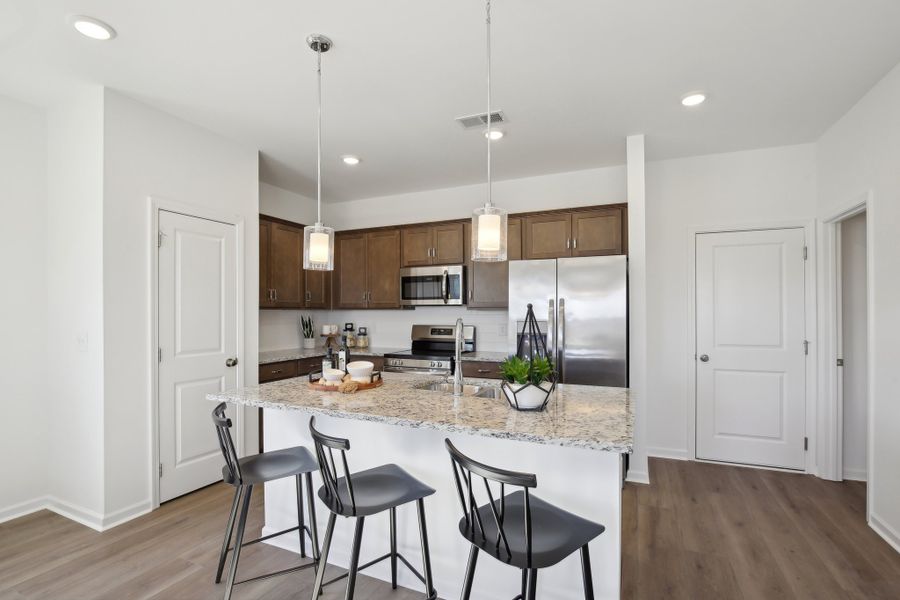 Furnished interior view inside a new home in Wilson Meadows, Clarksville (Image 16).