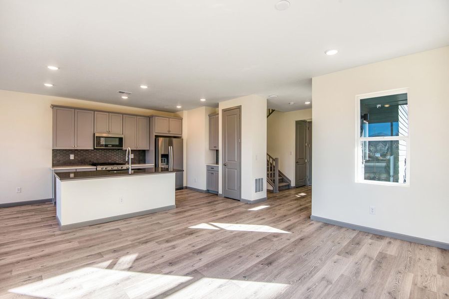 Representative unfurnished interior of a home built from the C by Tri Pointe Homes in Westside Crossing, Berthoud (Image 18).