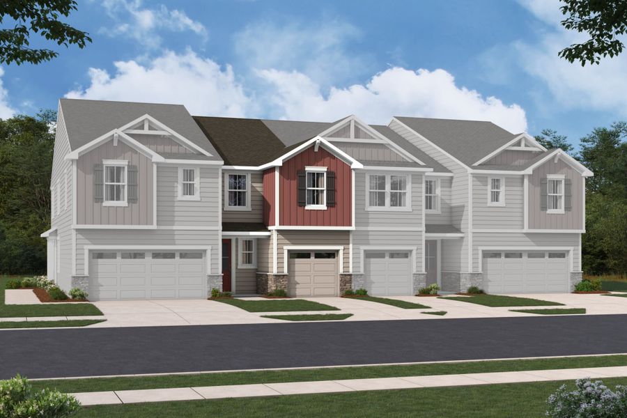 Representative exterior photo of a completed home built from the Aurora by Mattamy Homes in Stonesummit at Reedy Creek, Charlotte, NC (Image 19). Representative exterior photo of a completed home built from the Aurora by Mattamy Homes in Stonesummit at Reedy Creek, Charlotte, NC (Image 19).