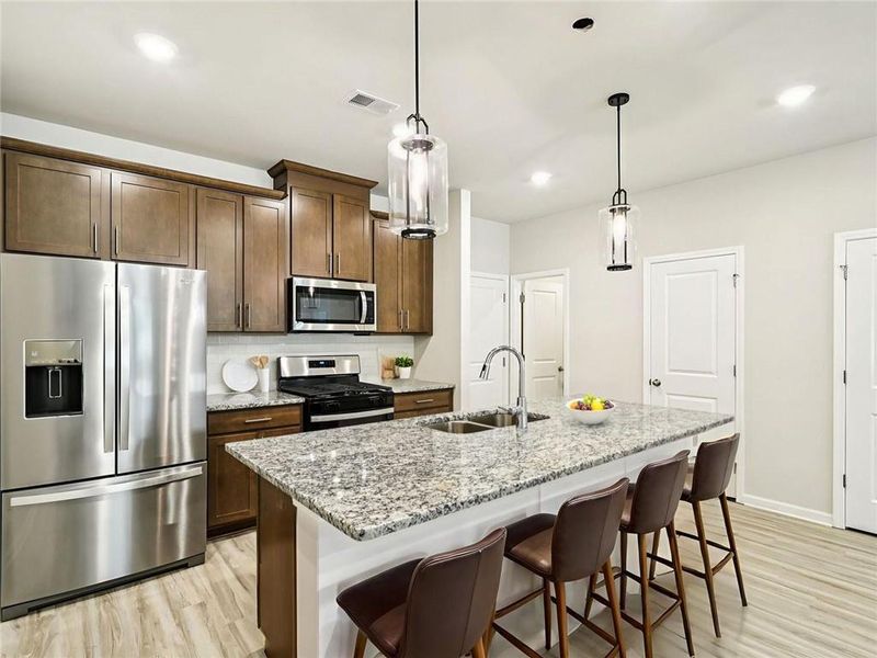 Furnished interior view inside a new home in , Conyers (Image 6).
