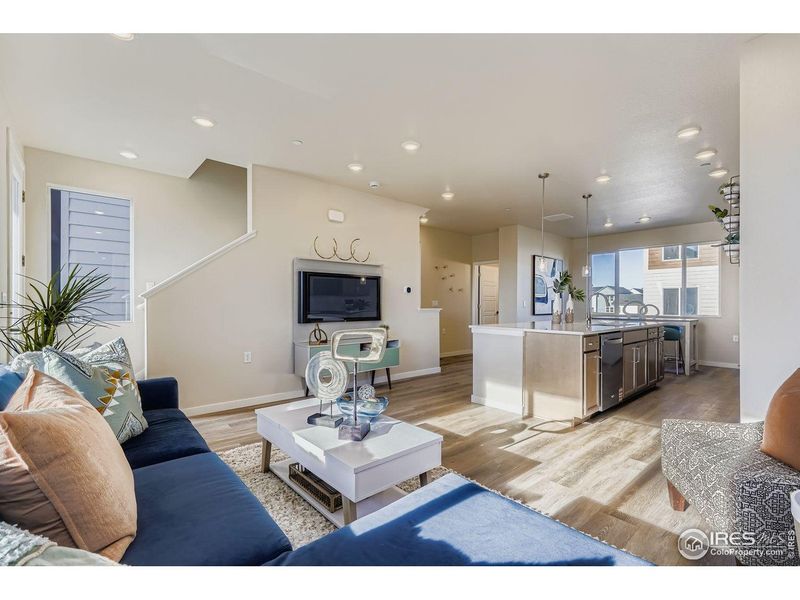 Furnished interior view inside a new home in Baseline, Broomfield (Image 6).