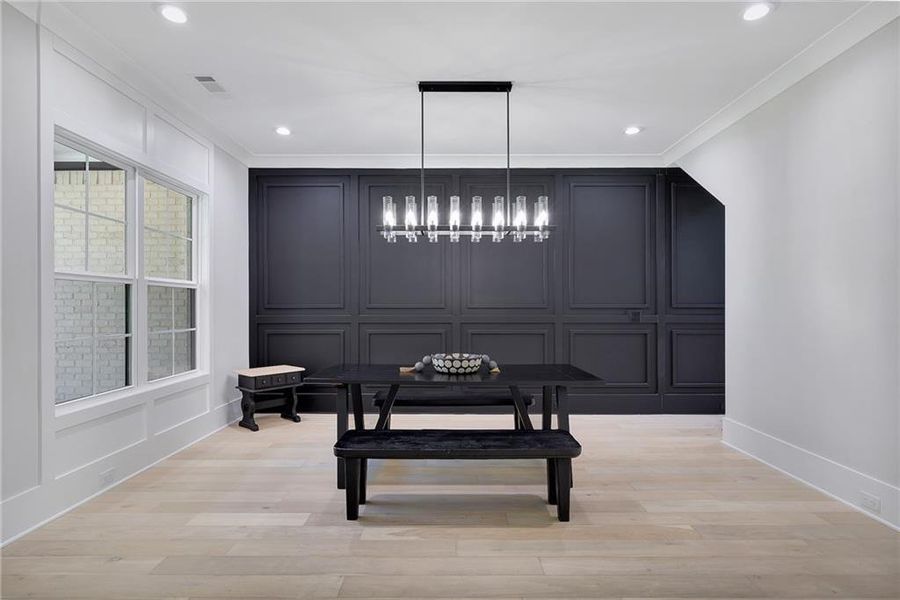 Furnished interior view inside a new home in , Suwanee (Image 34).