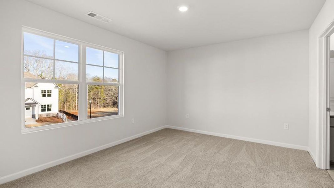 Spacious, unfurnished interior of a new home in Liberty Crossing, Braselton (Image 24). Spacious, unfurnished interior of a new home in Liberty Crossing, Braselton (Image 24).